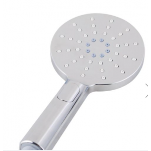 Lucid Chrome Round Handheld Shower